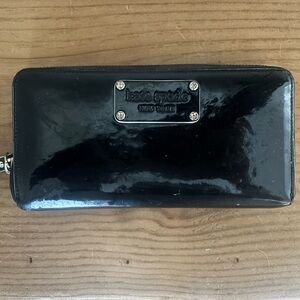 Authentic Kate Spade Black Patent Wallet